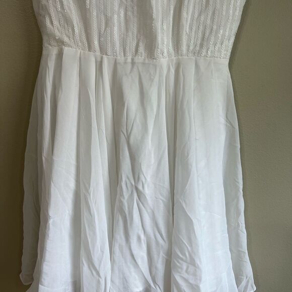 NWT Francesca’s white dress small - Picture 3 of 7